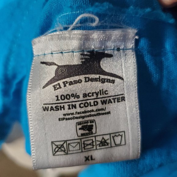 El Paso Designs Floral Embroidered Fiesta Blouse, XL - Picture 7 of 7